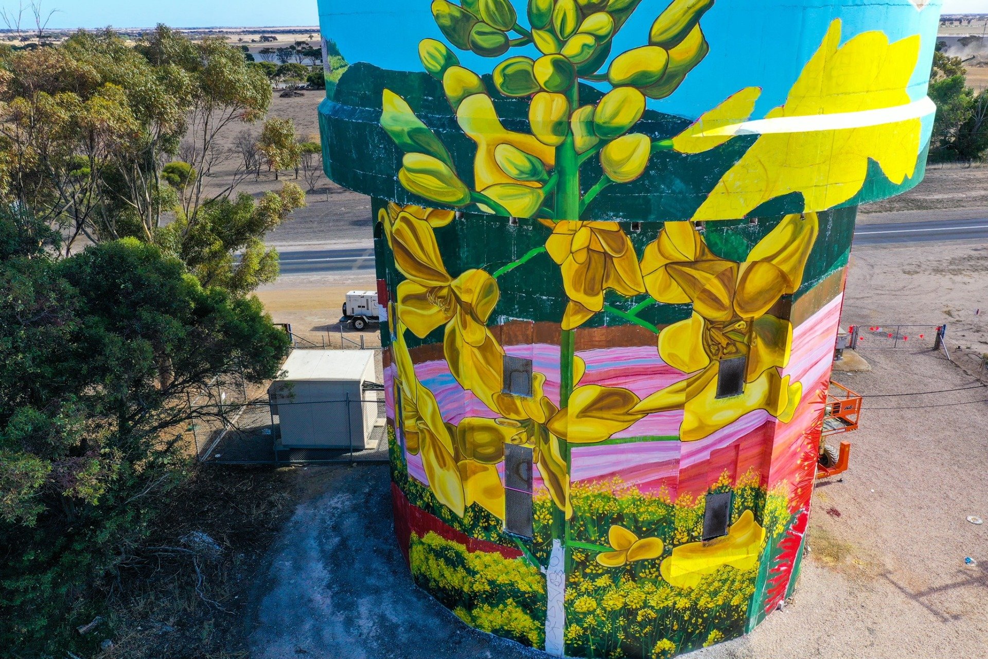 Yorketown Water Tower Art — free download