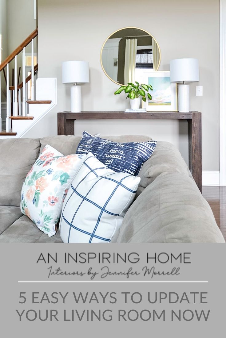 5 Easy Ways to Update Your Living Room Now
