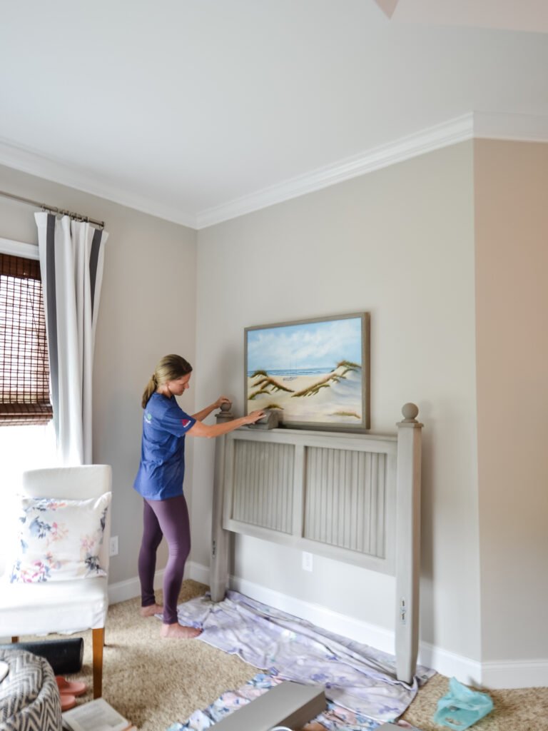 How to Paint a Bed with Chalk Paint