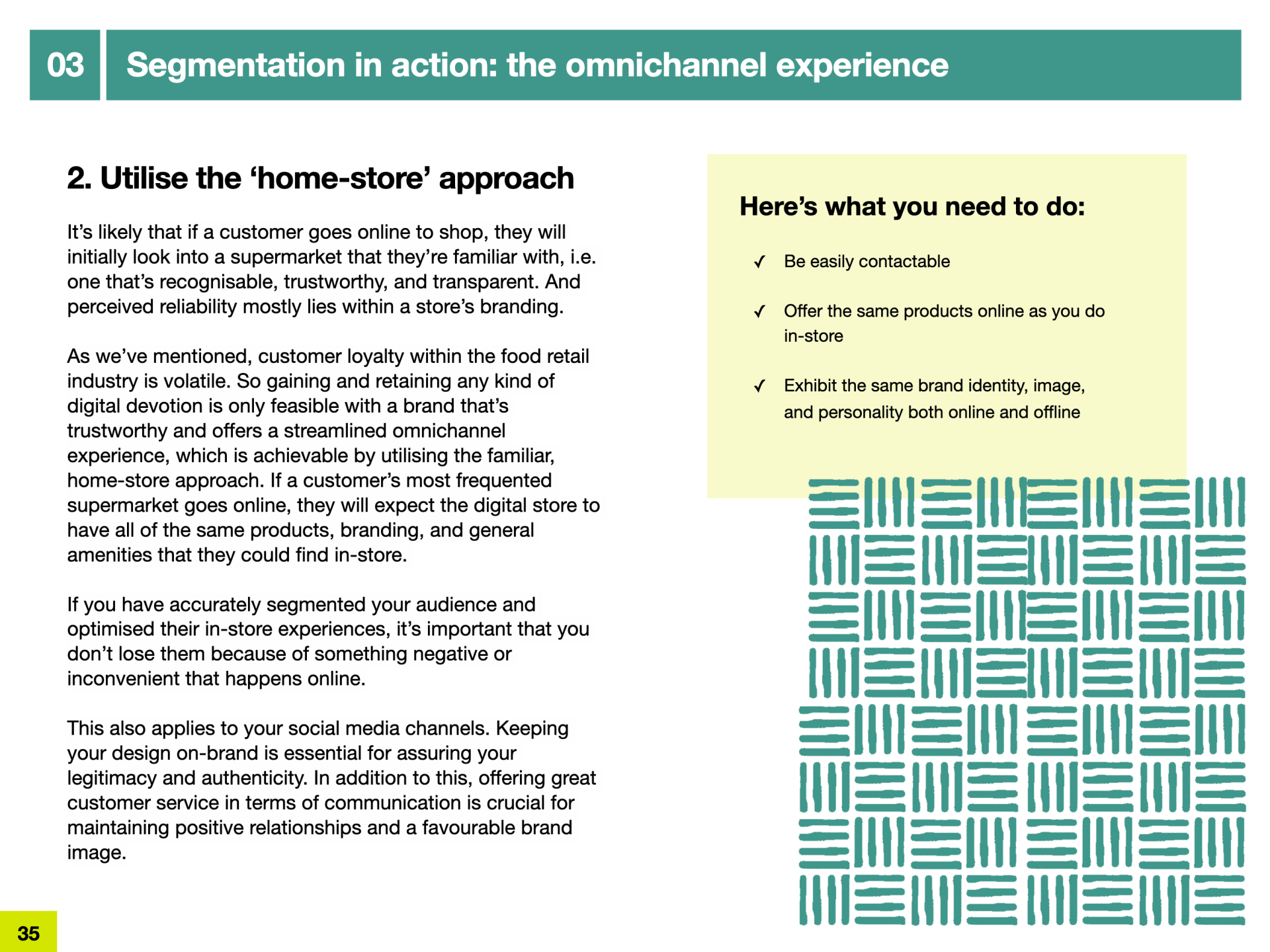 Market Segmentation in the Food Industry