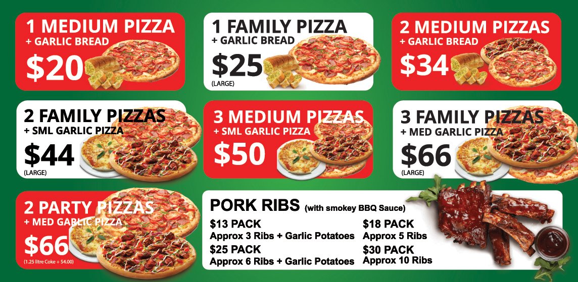 Italian Pizza Bar Serving Pizza, Pasta, Kebabs and Ribs Coomera