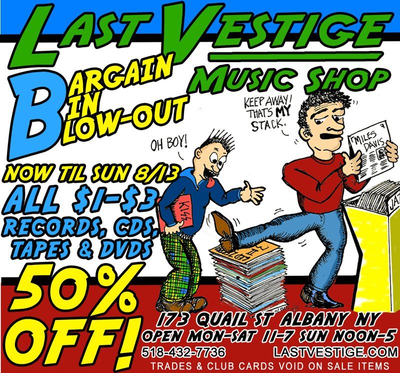 Record Store Troy & Albany, NY Used CDs