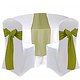 100 Lycra Chair Covers Plus 100 Organza or Taffeta Sashes (Free Delivery & Collection)