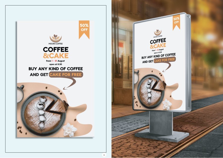 Một Poster trong đồ án cuối khóa của học viên Học viện Green