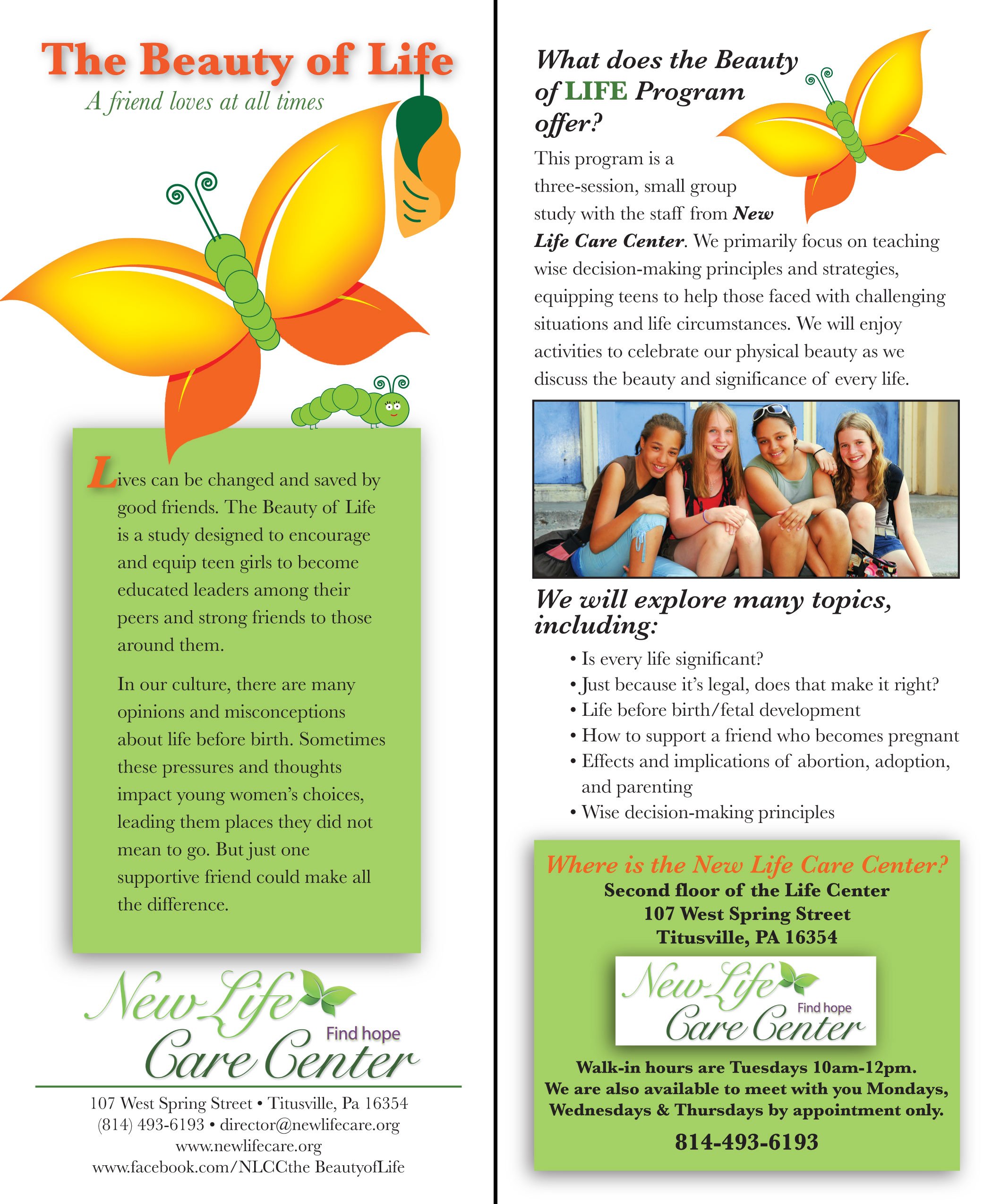 Rack cards and a family feel