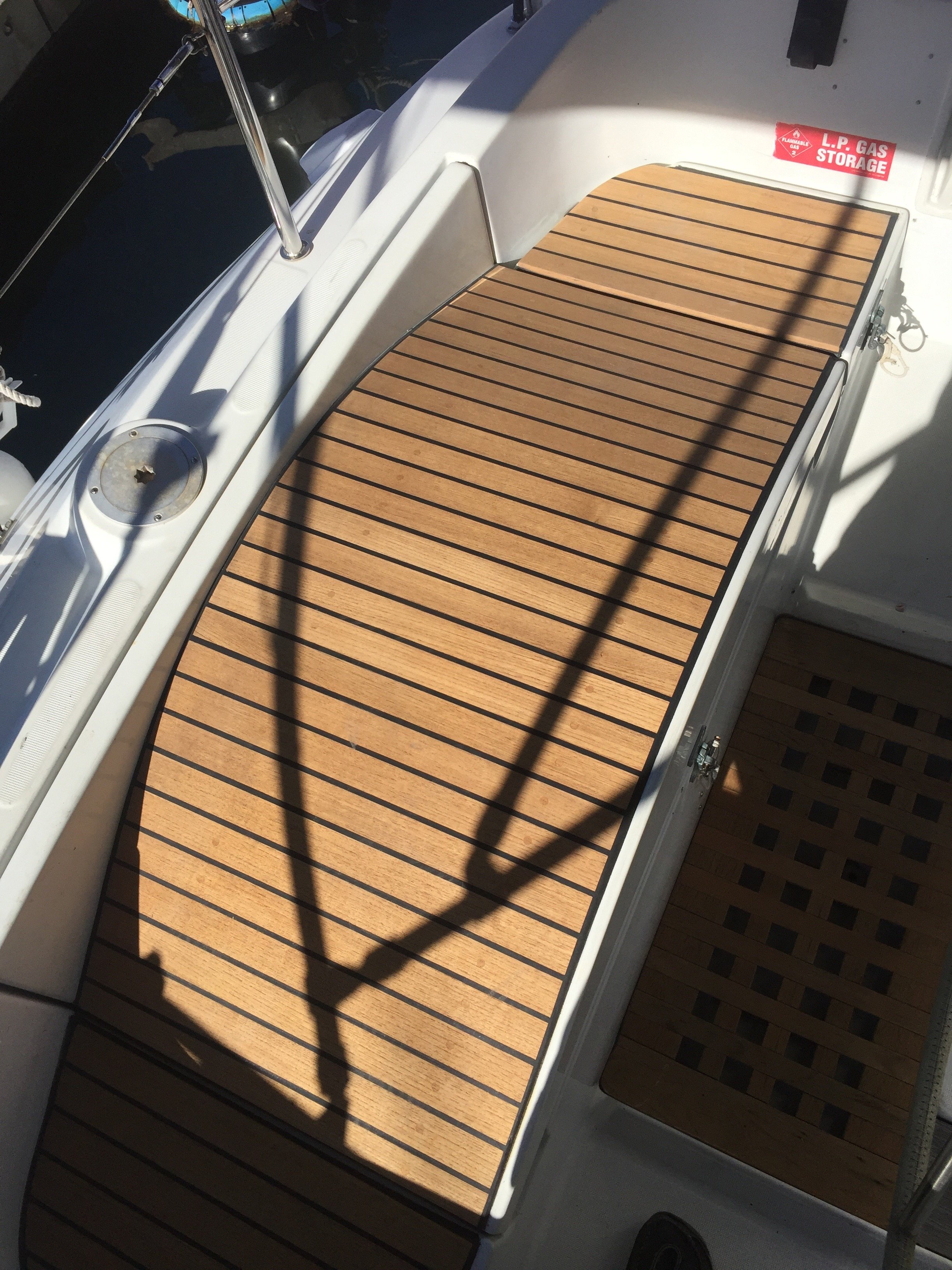 VIP Marine Services. Boat teak deck installation, repairs, maintenance