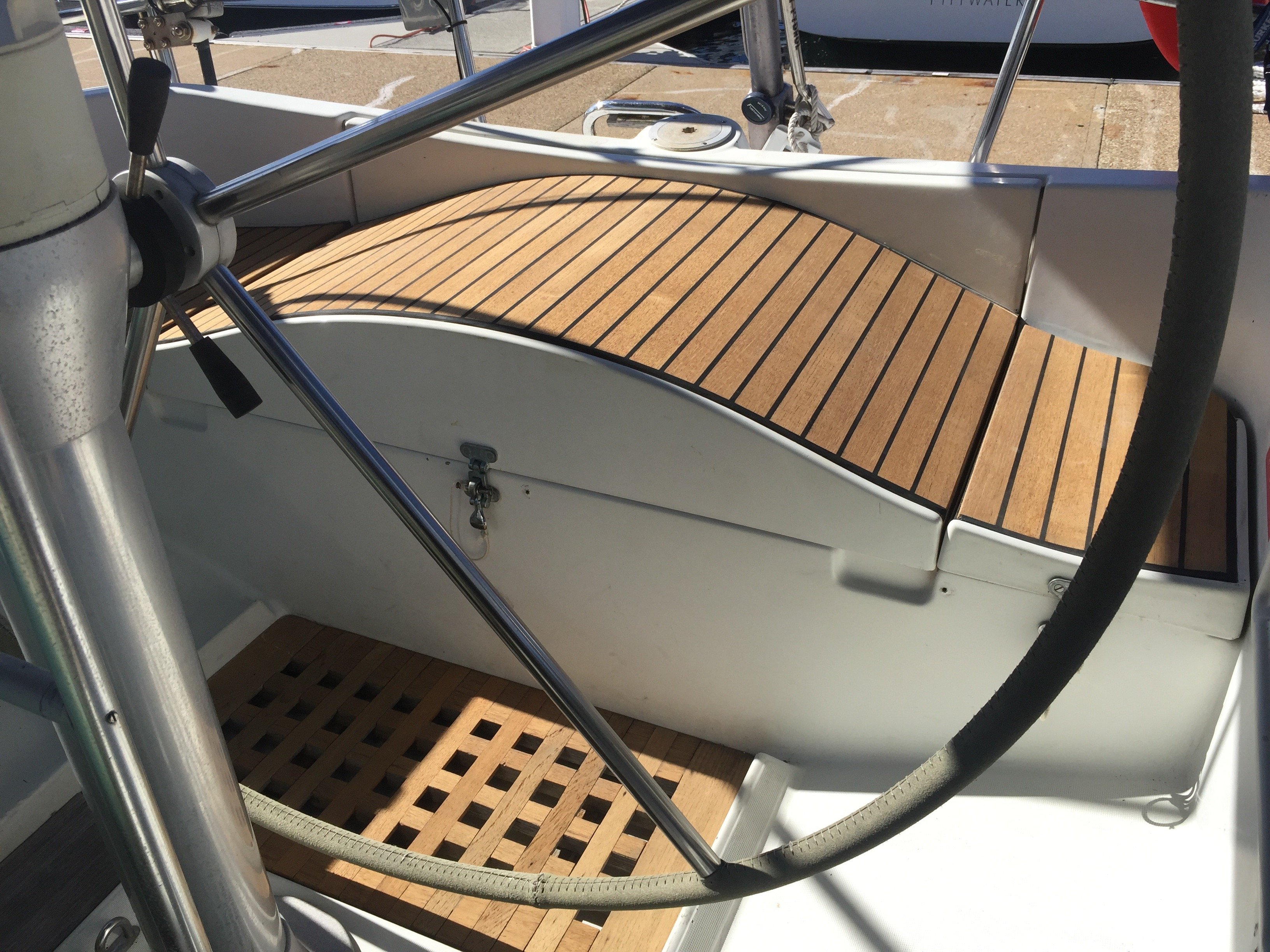 VIP Marine Services. Boat teak deck installation, repairs, maintenance