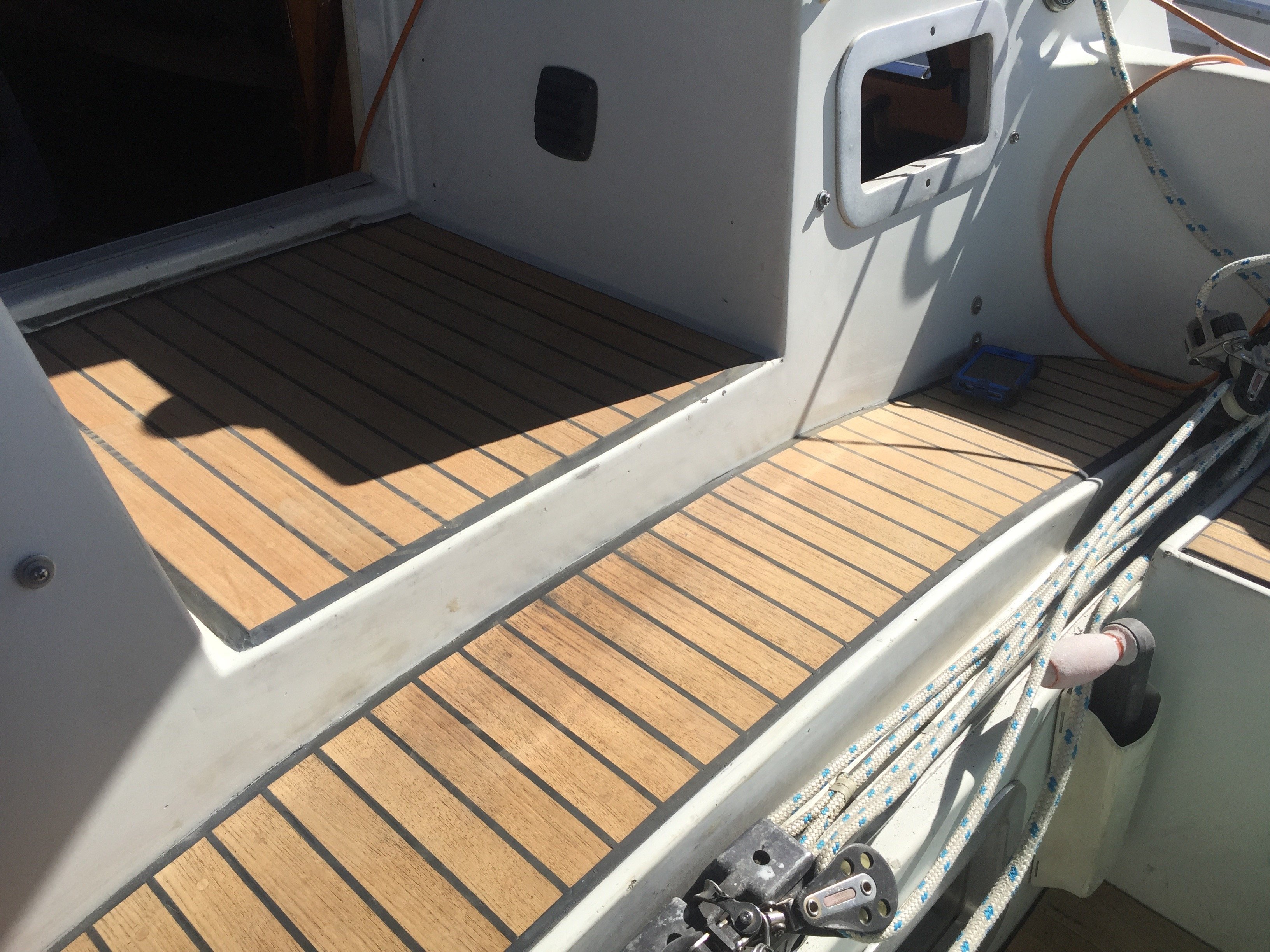 Marine teak deck installation, repairs, maintenance on Yachts and Boats.