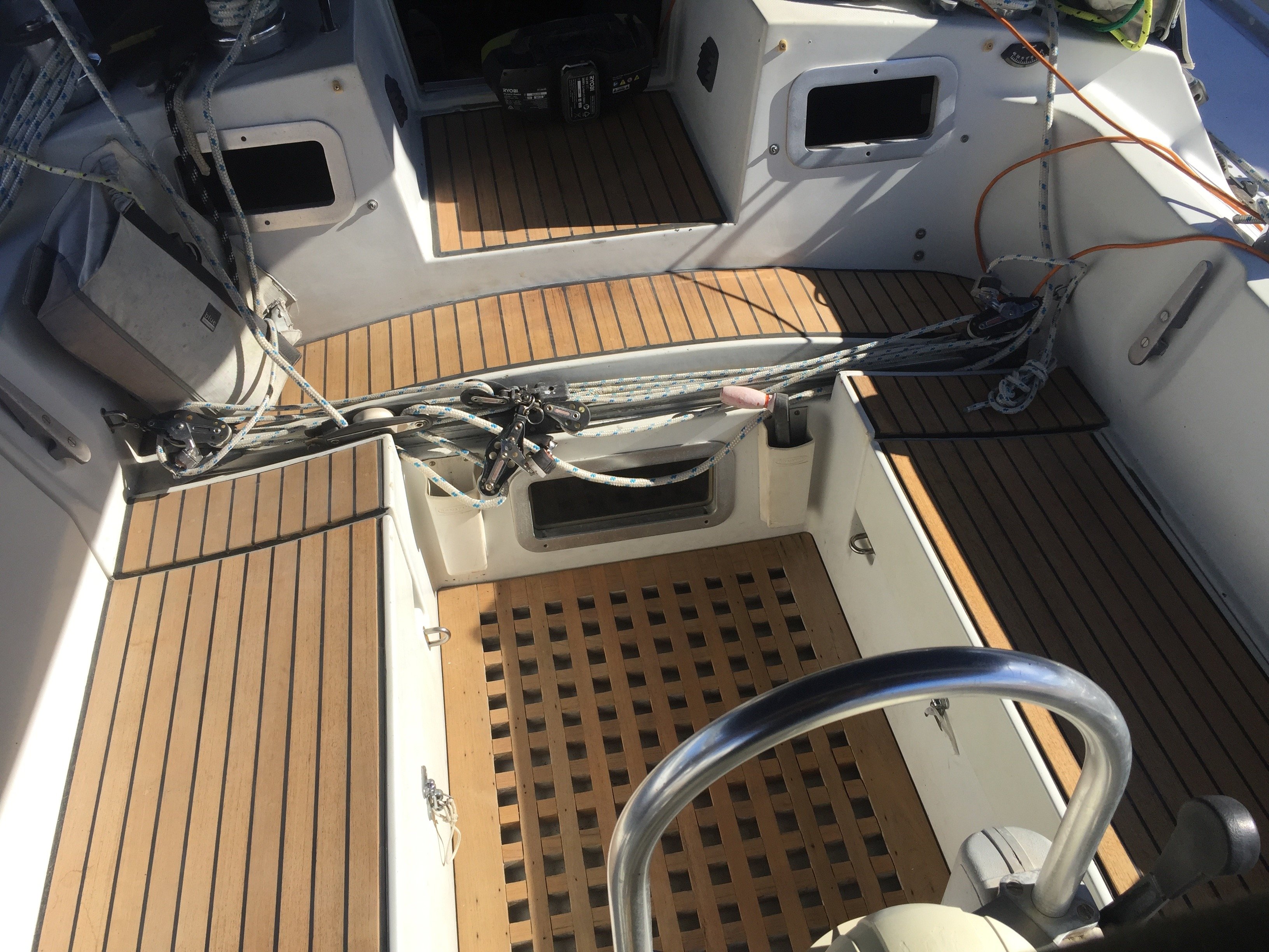 VIP Marine Services. Boat teak deck installation, repairs, maintenance