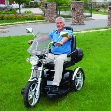 Old man electric scooter