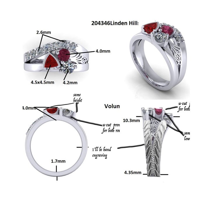 Custom Jewelry Design Process Minneapolis, MN Linden Hills Jewelers