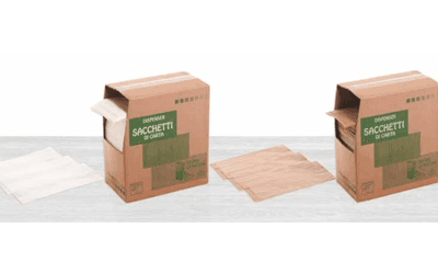 Sacchetti Kraft Con Finestra Sacchetti Carta Alimentari - Buste Kraft Per Cibi Secchi E Grassi Sacchetti Con Finestra Per Alimenti