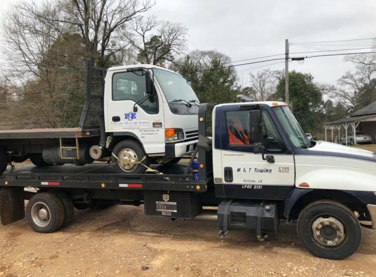 Towing Services Alexandria & Pineville, LA M & T Towing