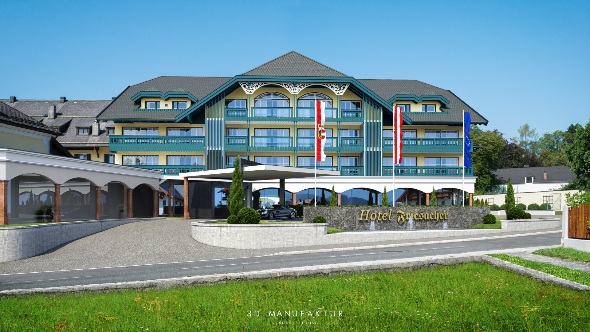 Architekturvisualisierung Hotel Friesacher