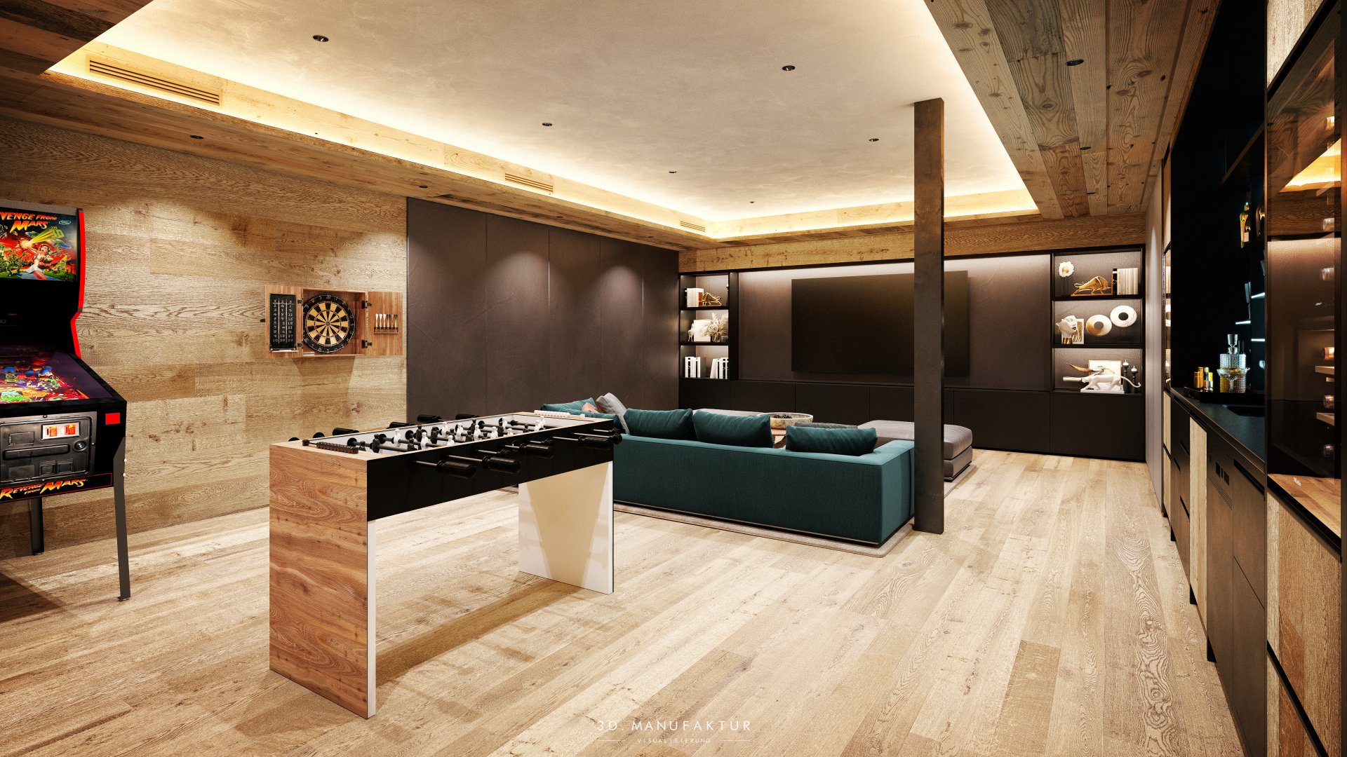 Visualisierung Chalet Arla Kino