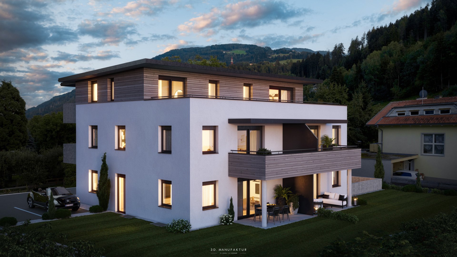 Visualisierung Wohnbau