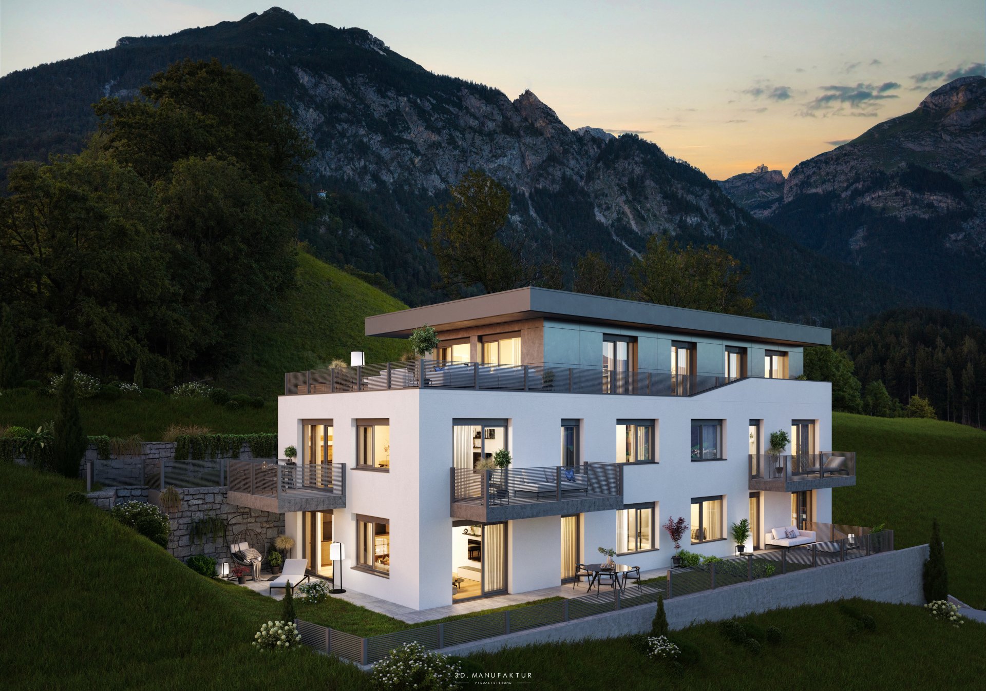 Visualisierung Wohnbau