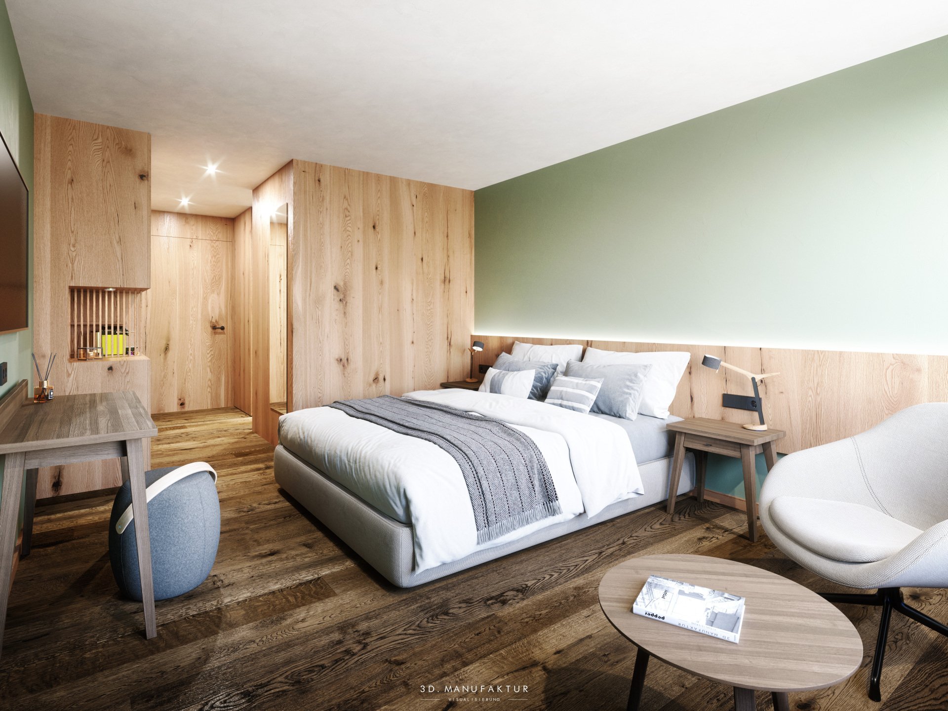 Visualisierung Hotel Bieberkopf  Interior