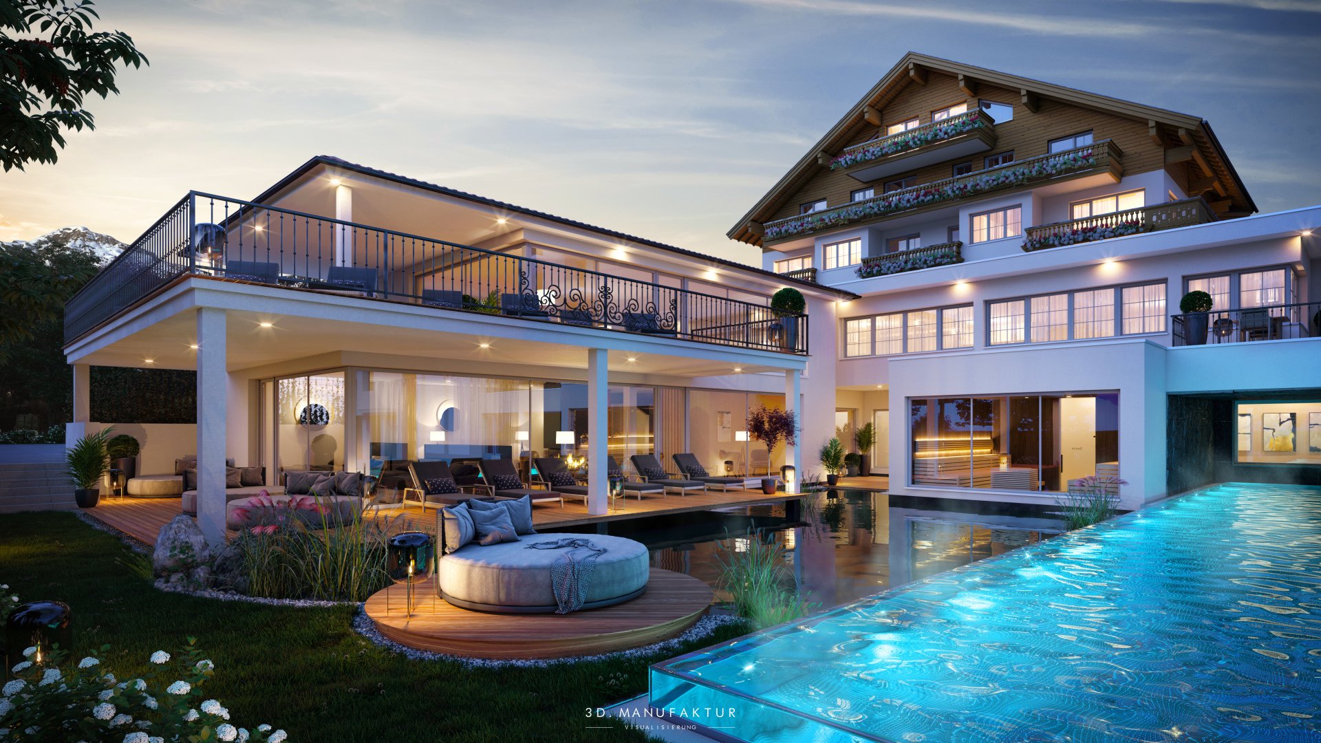 Visualisierung Hotel