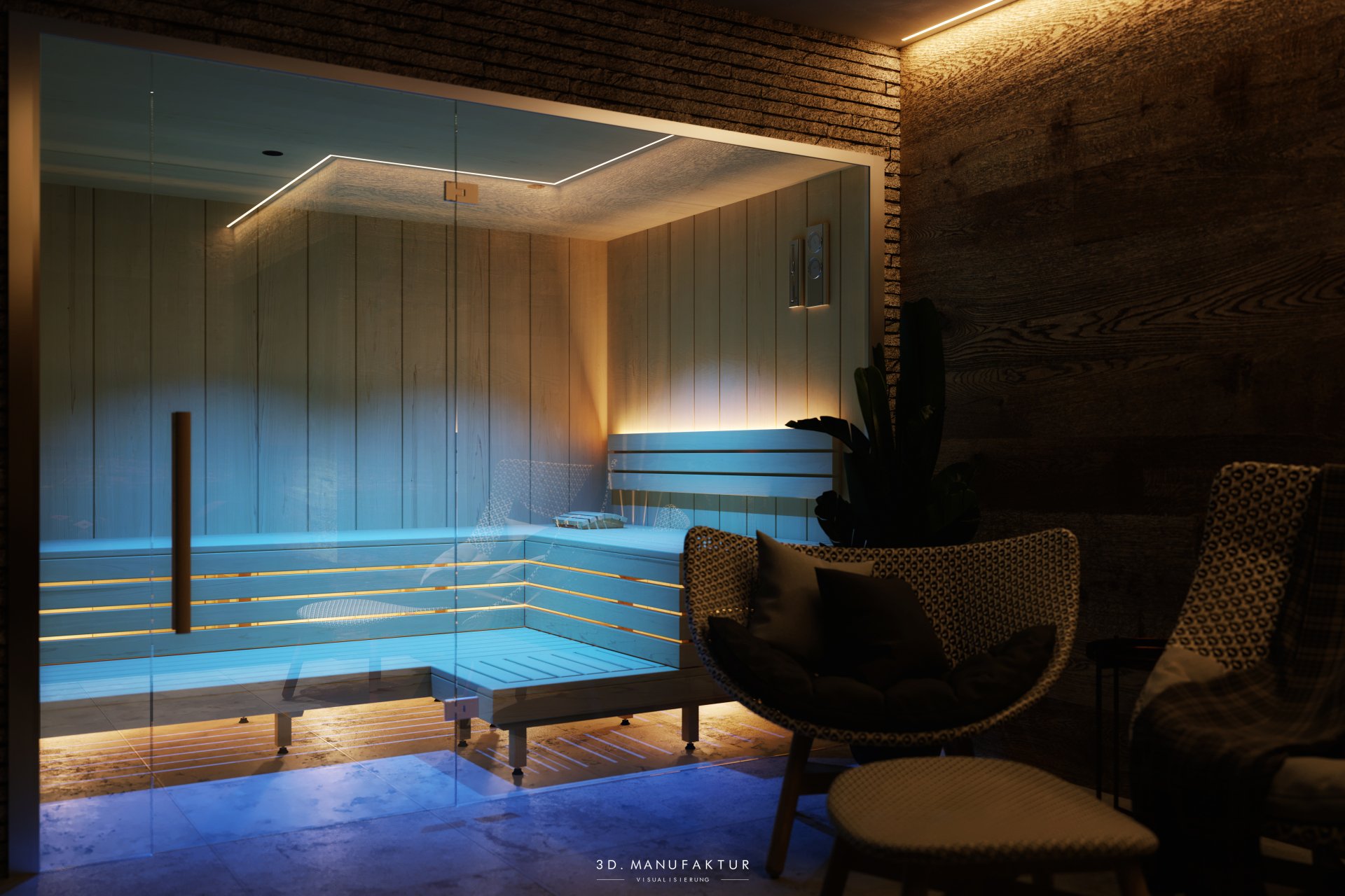 Visualisierung Chalet Arla Spa