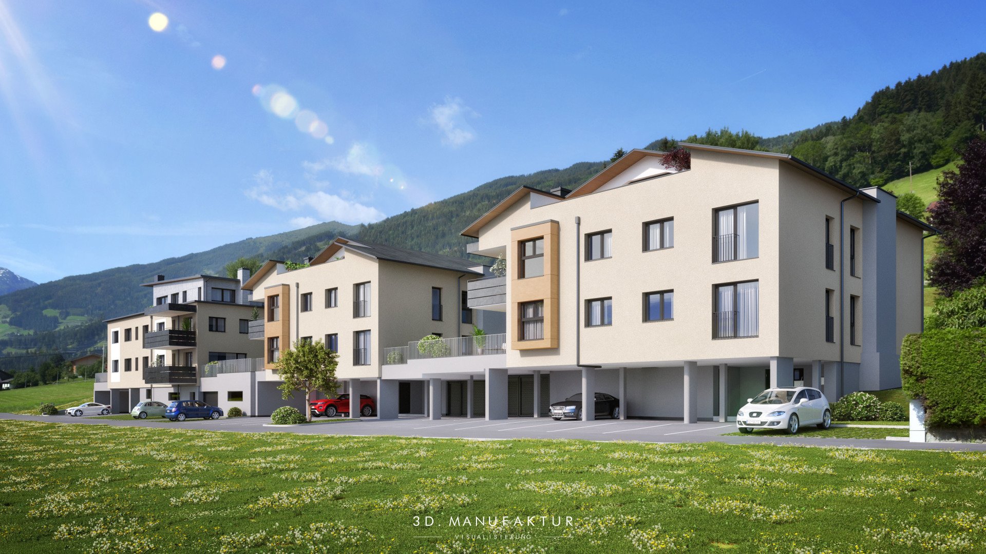 Visualisierung Wohnbau