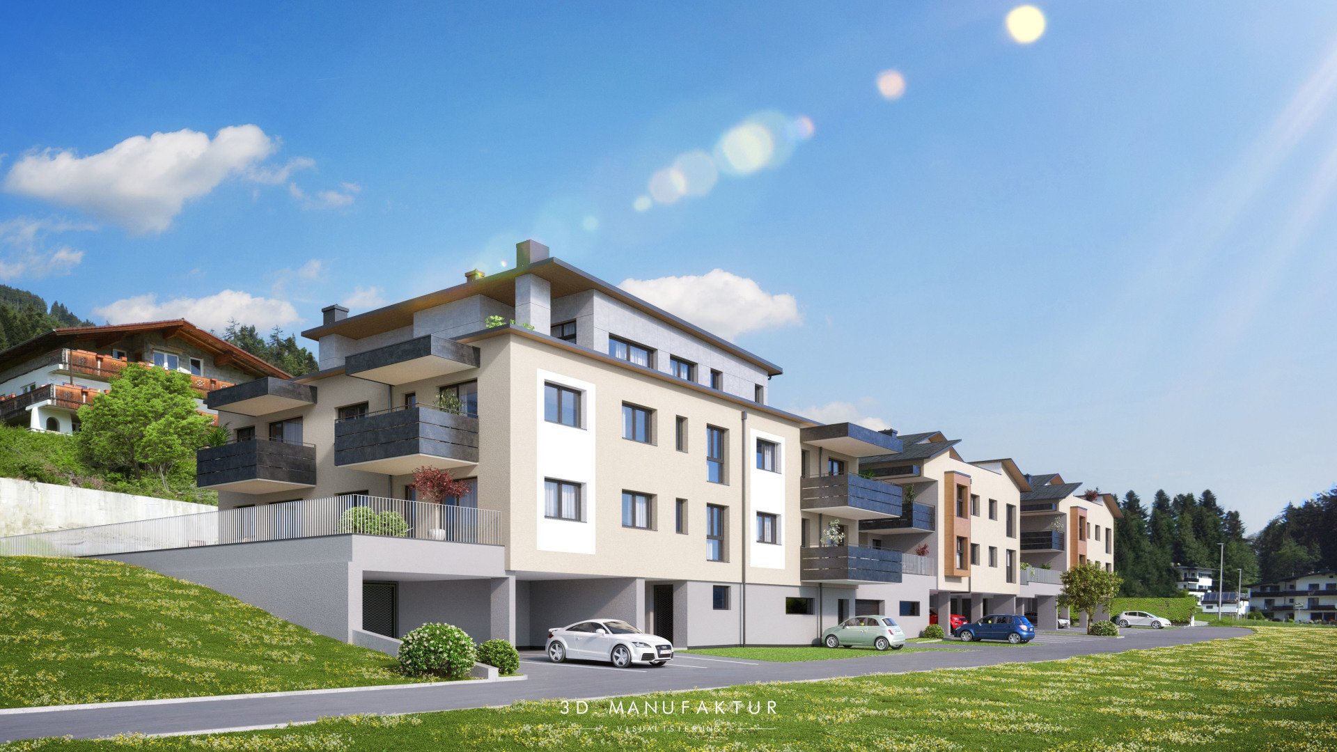 Visualisierung Wohnbau