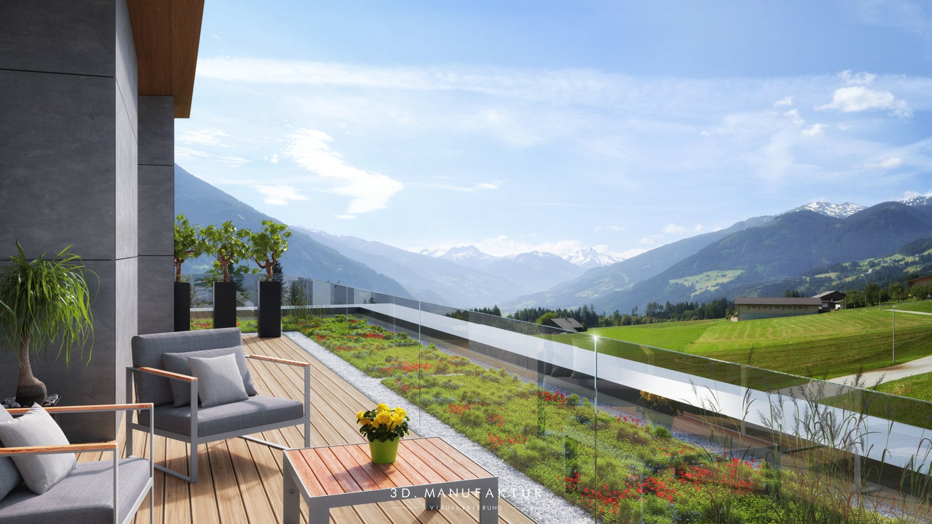 Visualisierung Wohnbau