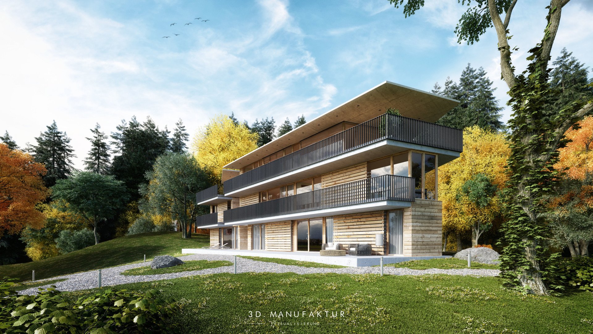 Visualisierung Wohnbau