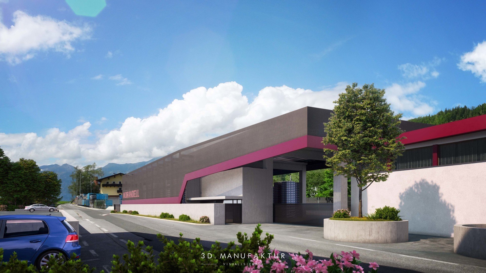 Architekturvisualisierung Gewerbebau