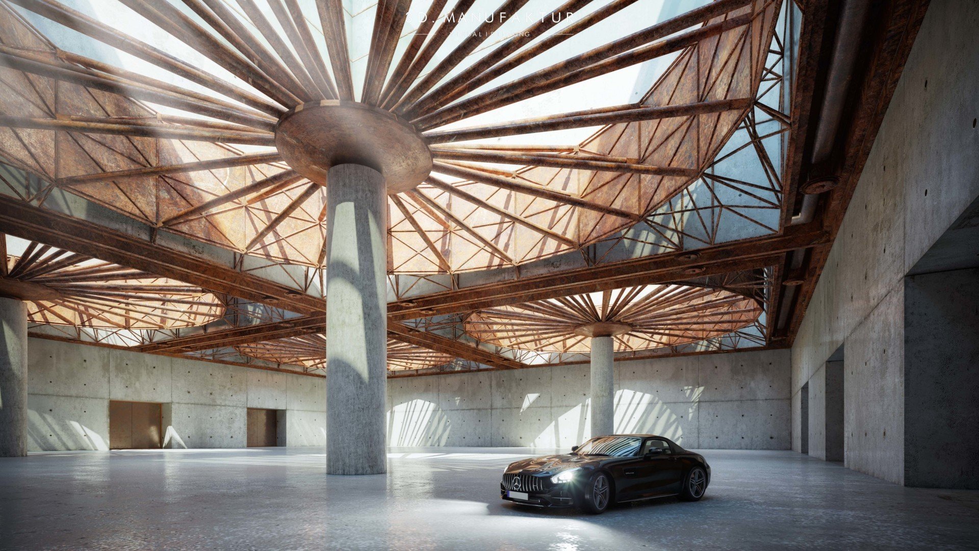 Architekturvisualisierung Gewerbebau