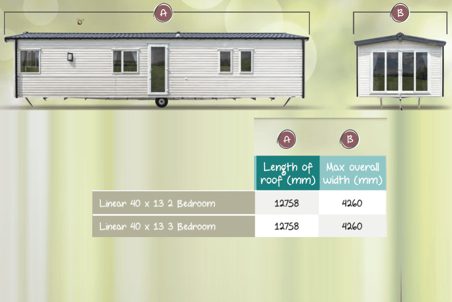 Instant Baches Brockenhurst Dimensions