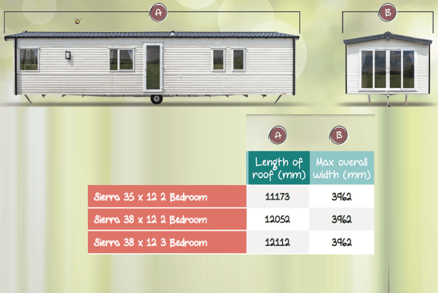 Instant Baches Sheraton Dimensions