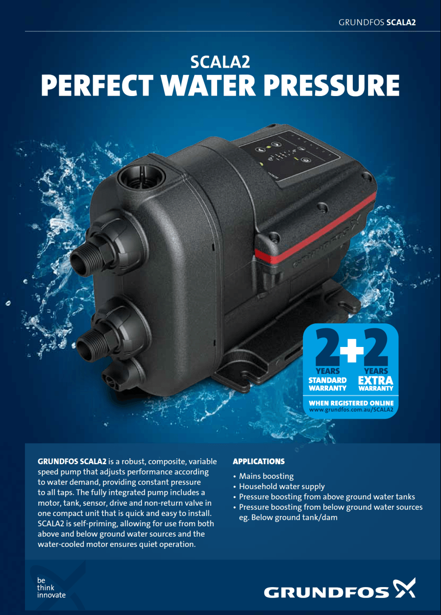 Find Domestic Water Pumps in Hobart Fletcher Pumps