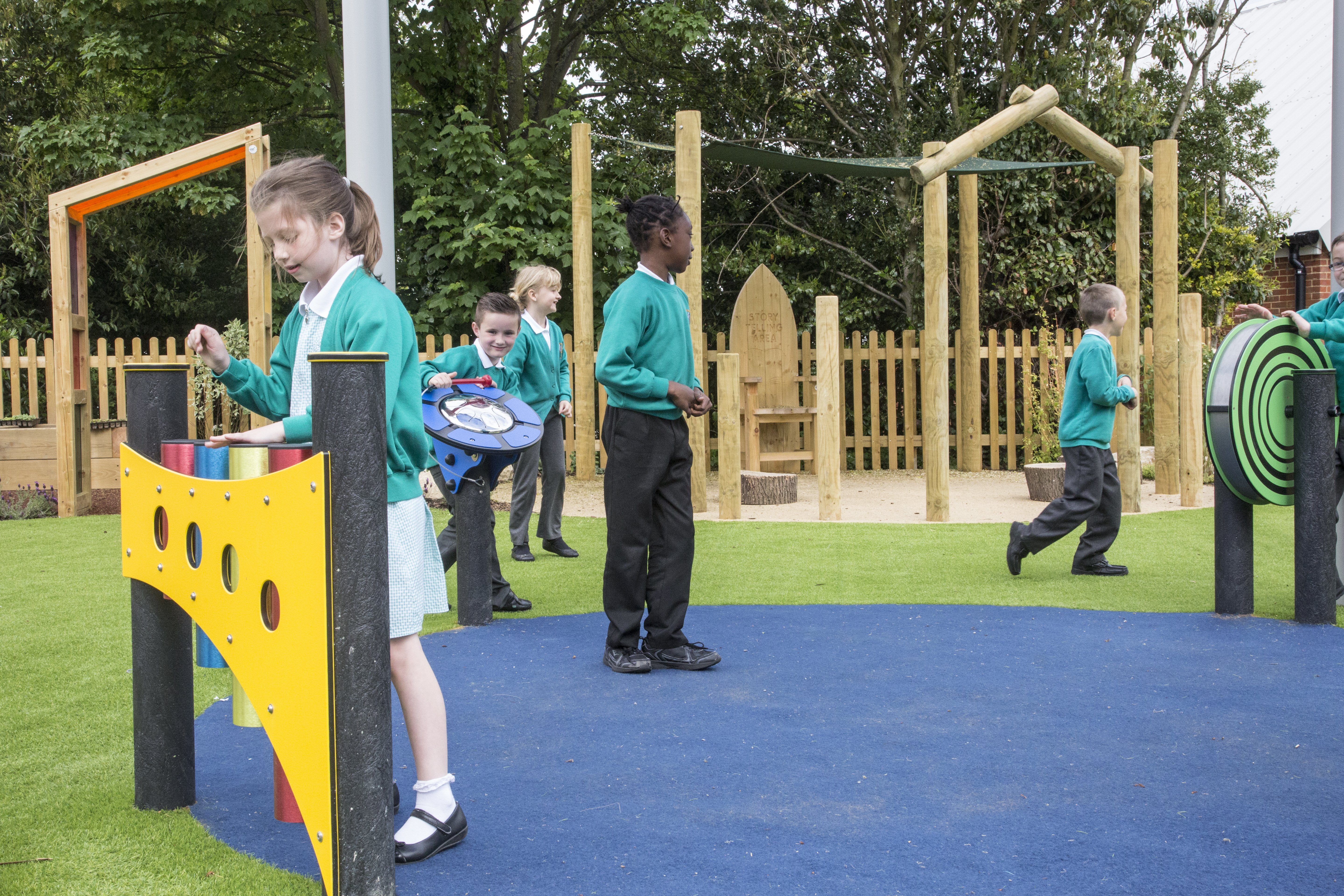 Musical playground design & installation in Kent
