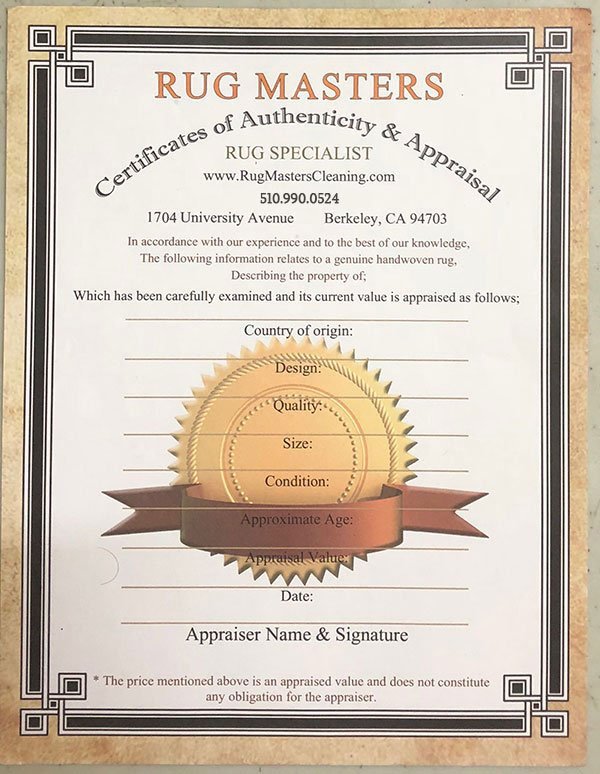 Rug Appraisal Rug Evaluation Oriental Rug Appraisal