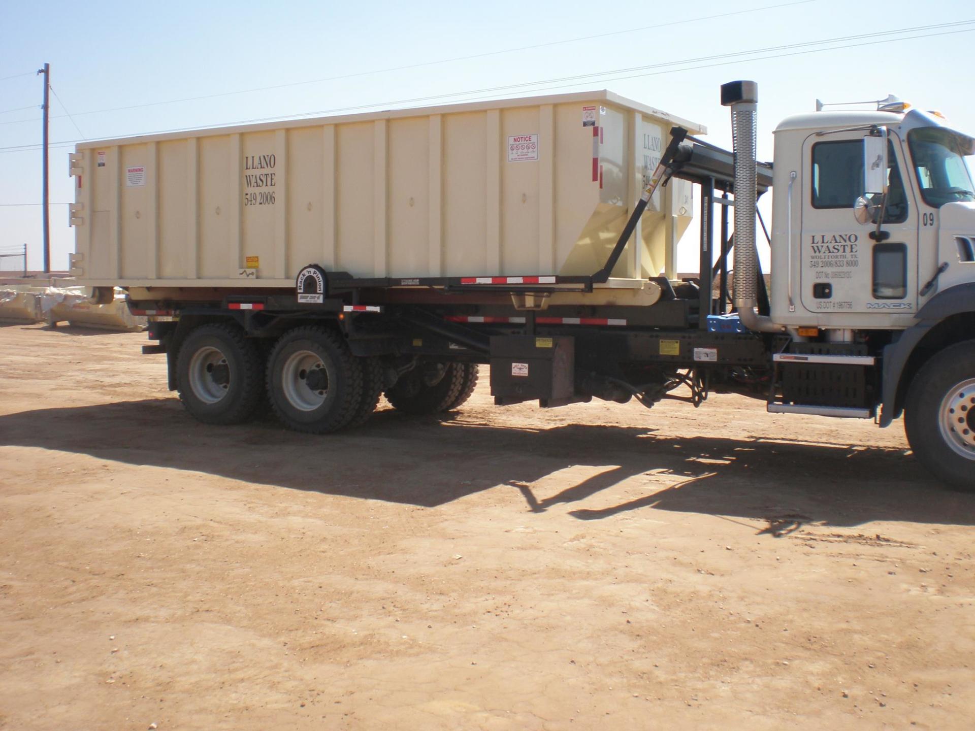 Large Waste Containers Lubbock & Amarillo, Texas (TX) Llano Waste Corporation
