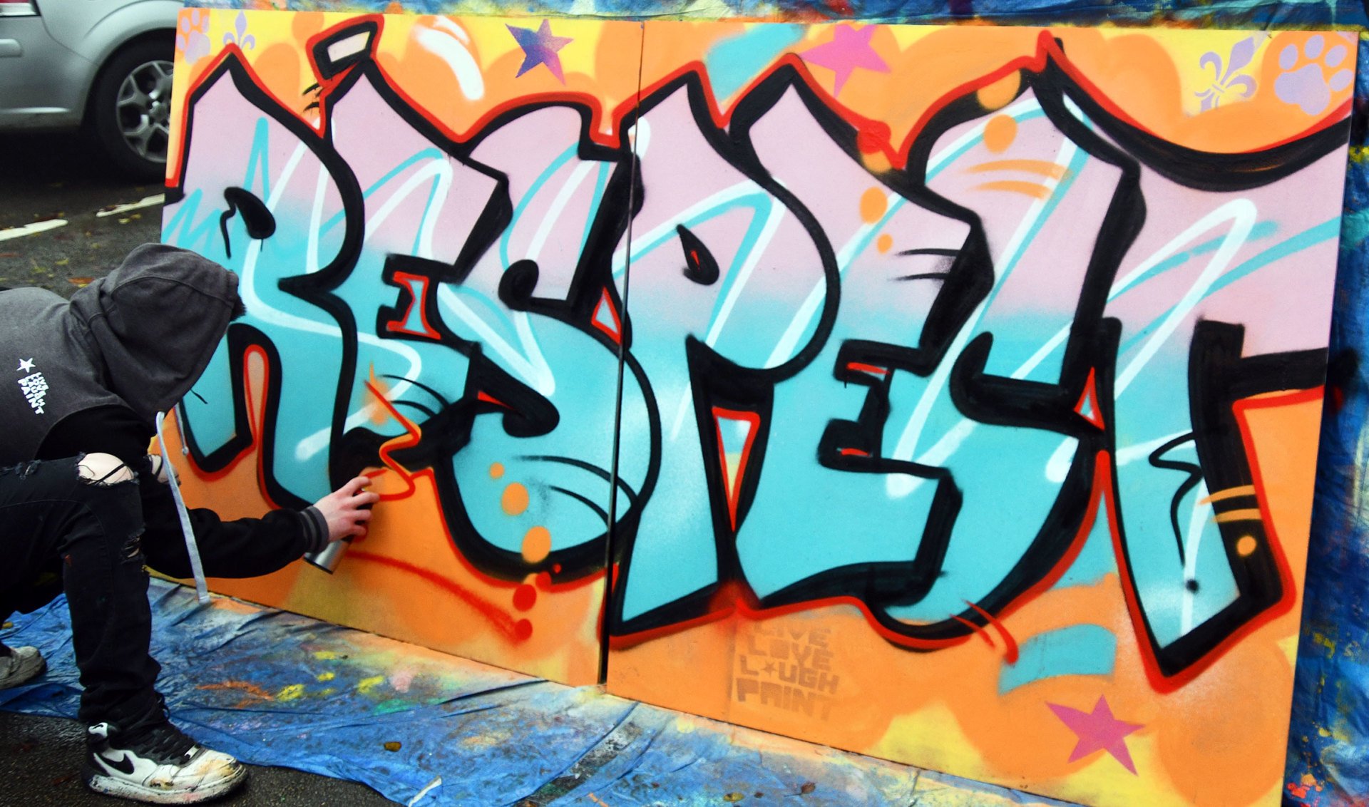 Graffiti Workshops for Secondary Schools, PRUS & Art Events