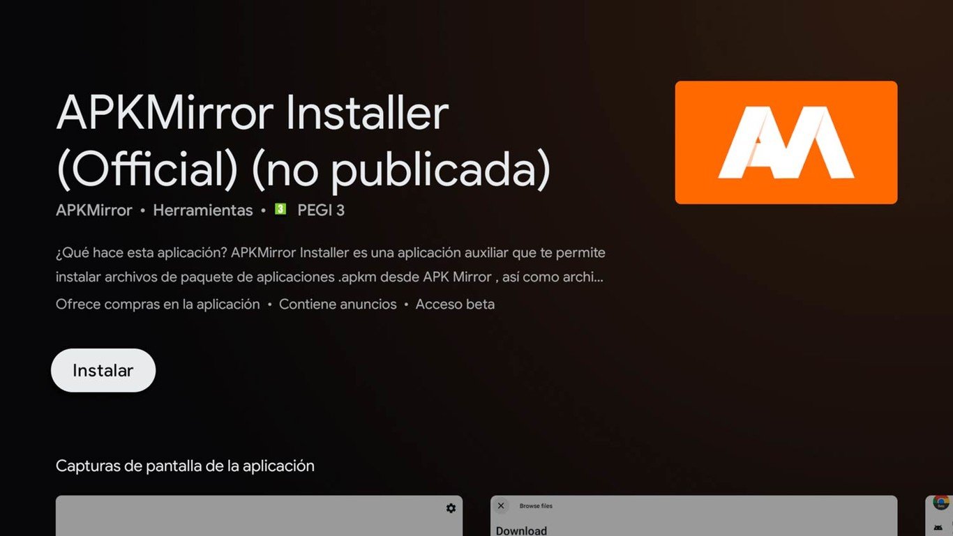 Instalar aplicaciones apk en Android TV es ahora más sencillo: APK