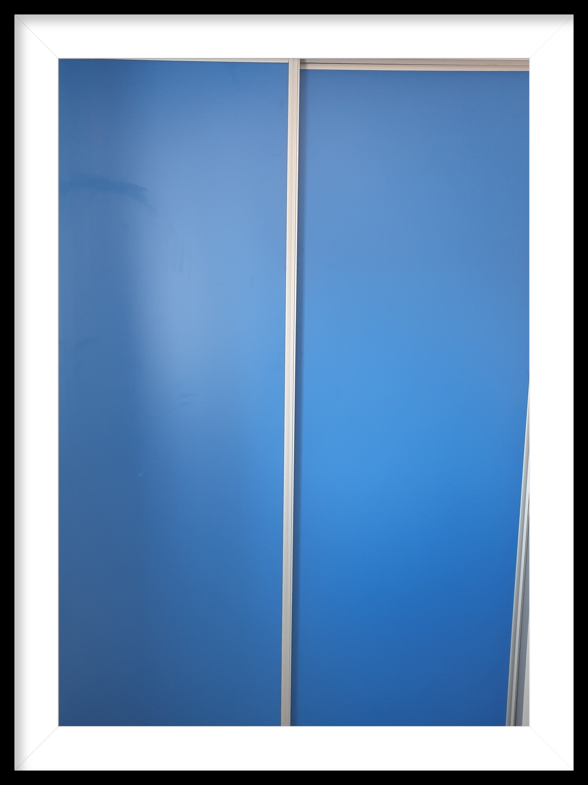 Two Door Sliding Wardrobe In A Confined Space