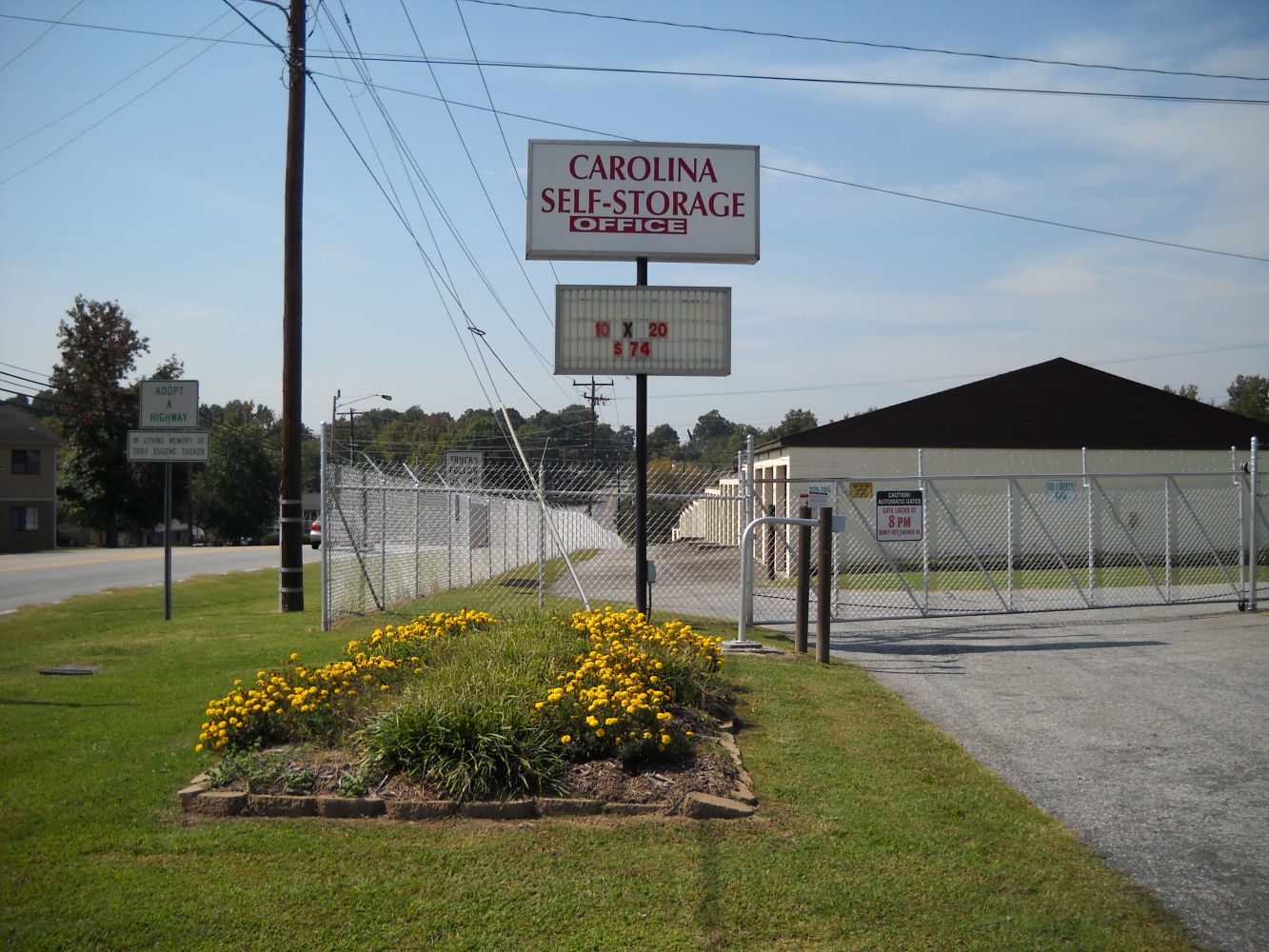 Rent Secure SelfStorage Units in the High Point, NC area