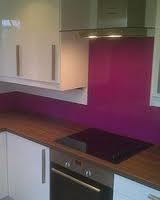 Toughen painted splash back