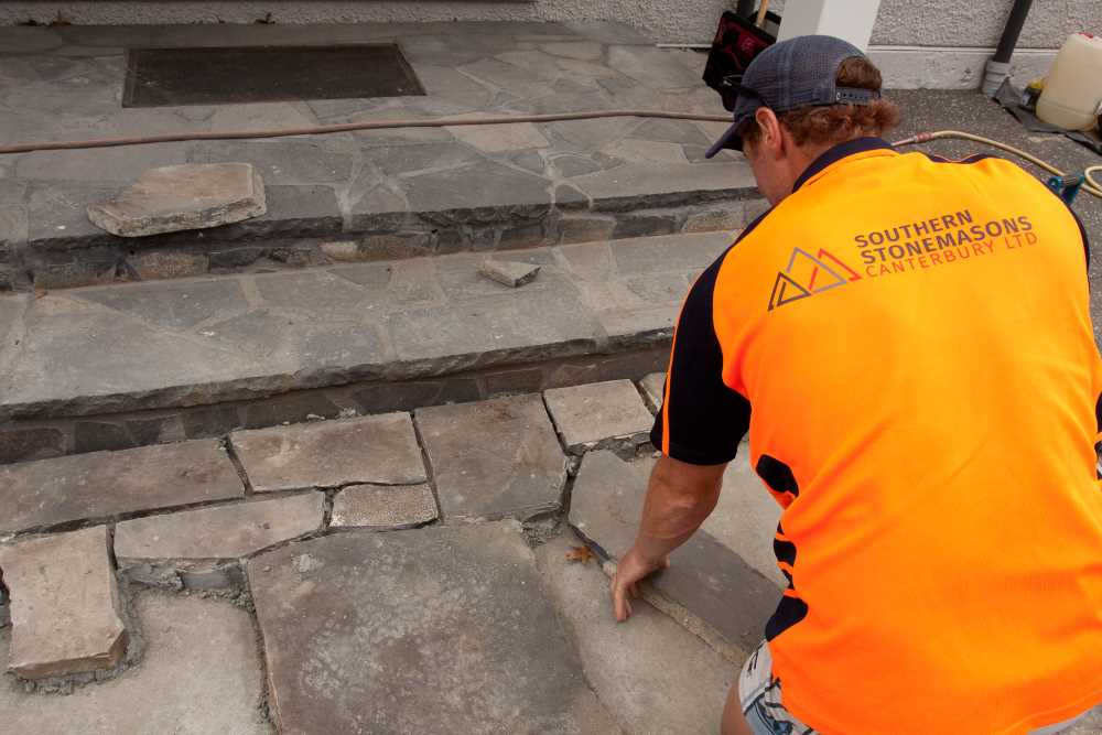 Southern Stonemasons used this particular basalt in stone cladding.