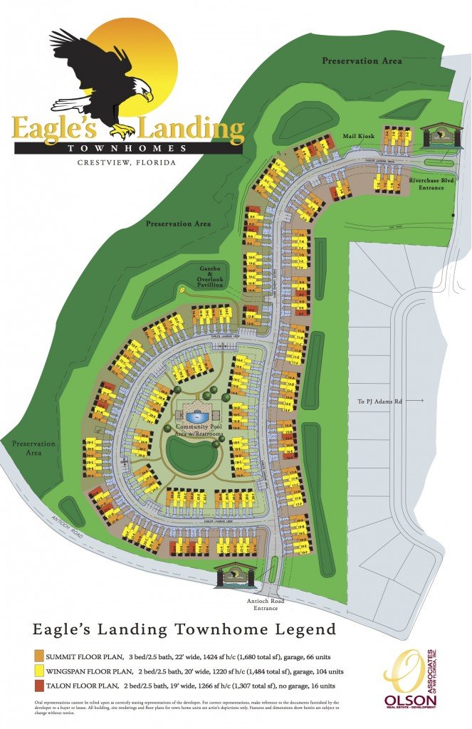 Contact Eagle’s Landing for Information on Our Crestview Townhomes