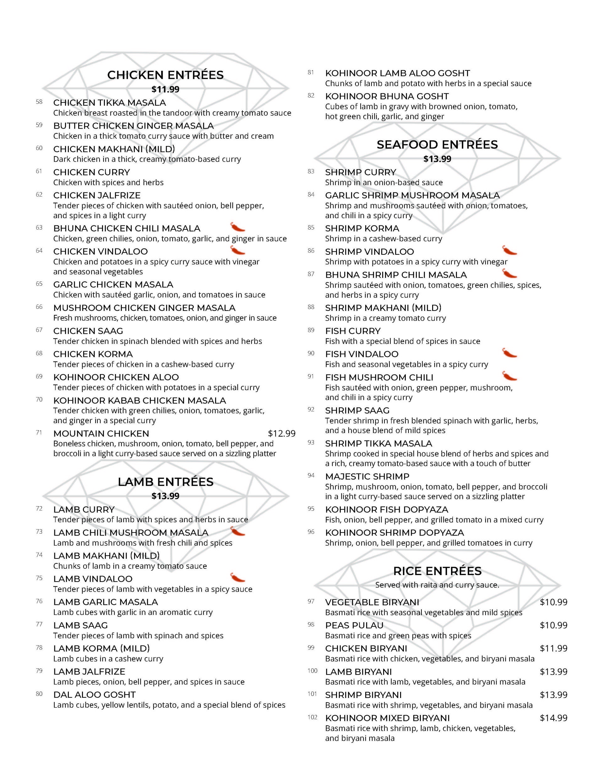 Kohinoor Indian Restaurant serves Champaign's best North Indian food