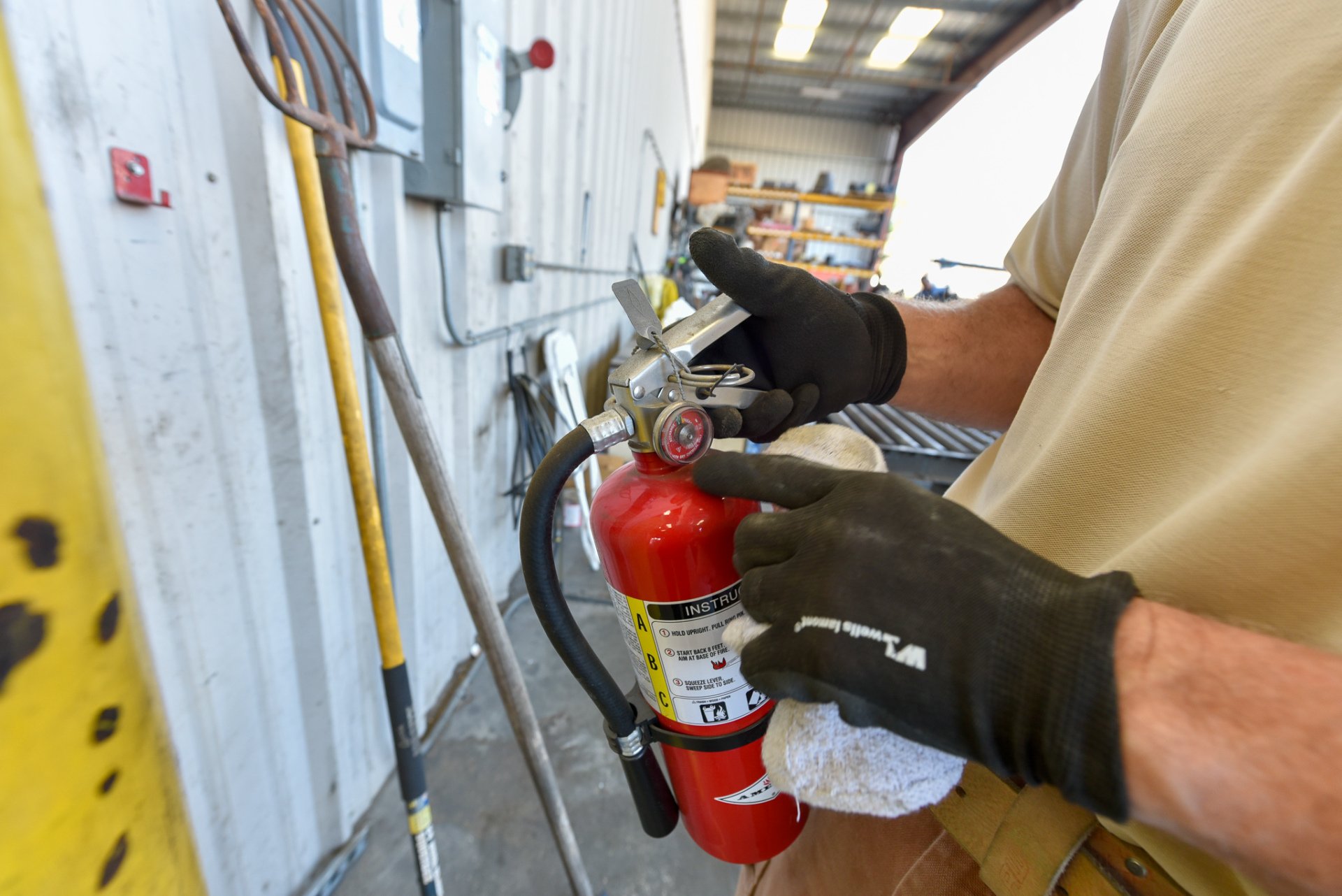 Fire extinguisher annual certification