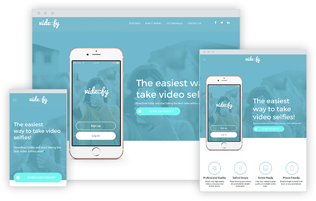 App Landing Page