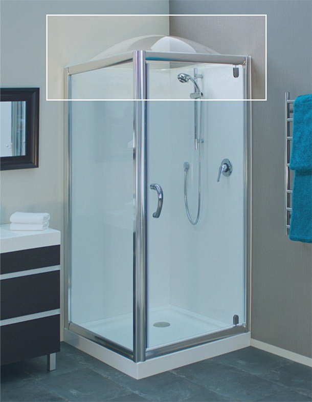 DIY shower dome installation