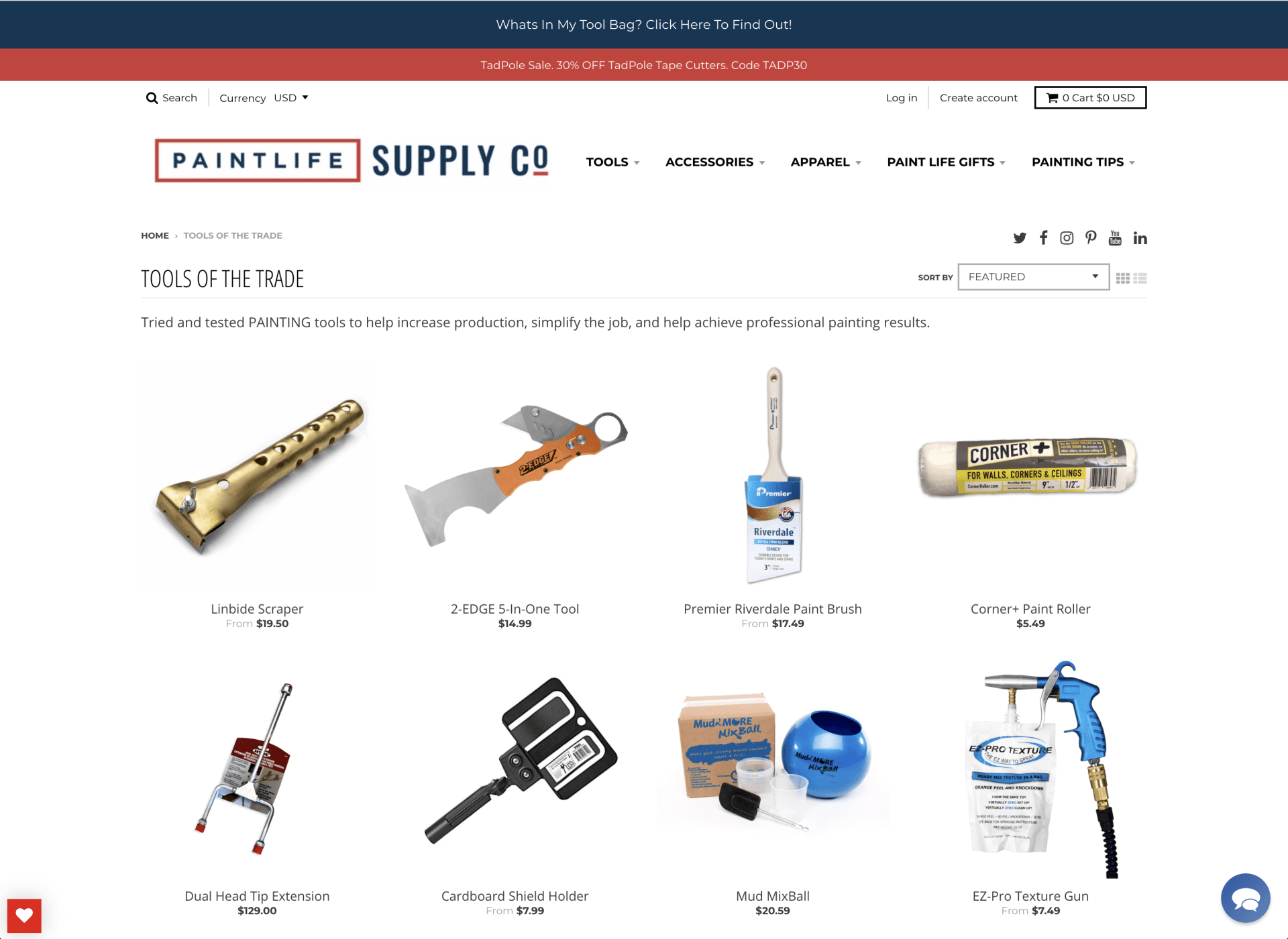 Paint Life Supply Co. Store