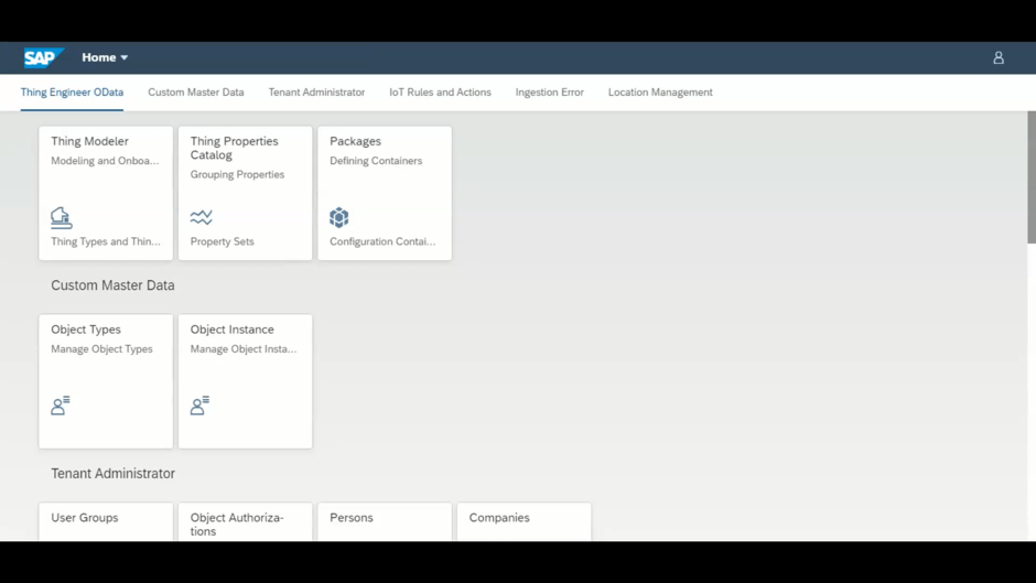 SAP Leonardo IoT Application Enablement SAP Leonardo IoT Application Enablement