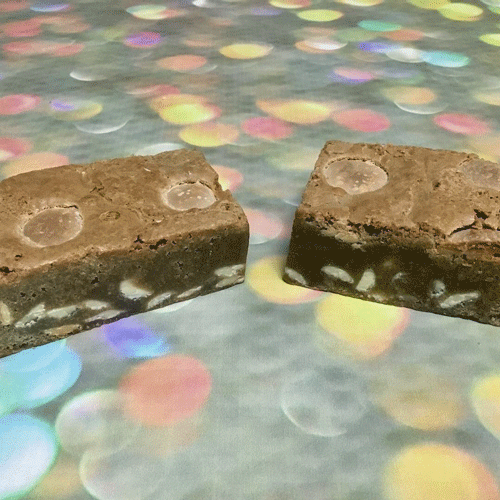 White chocolate blondie